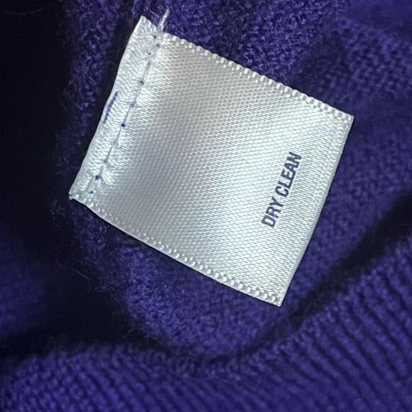 Club Room Retro Wool Sweater Purple XL - Picture 4 of 6